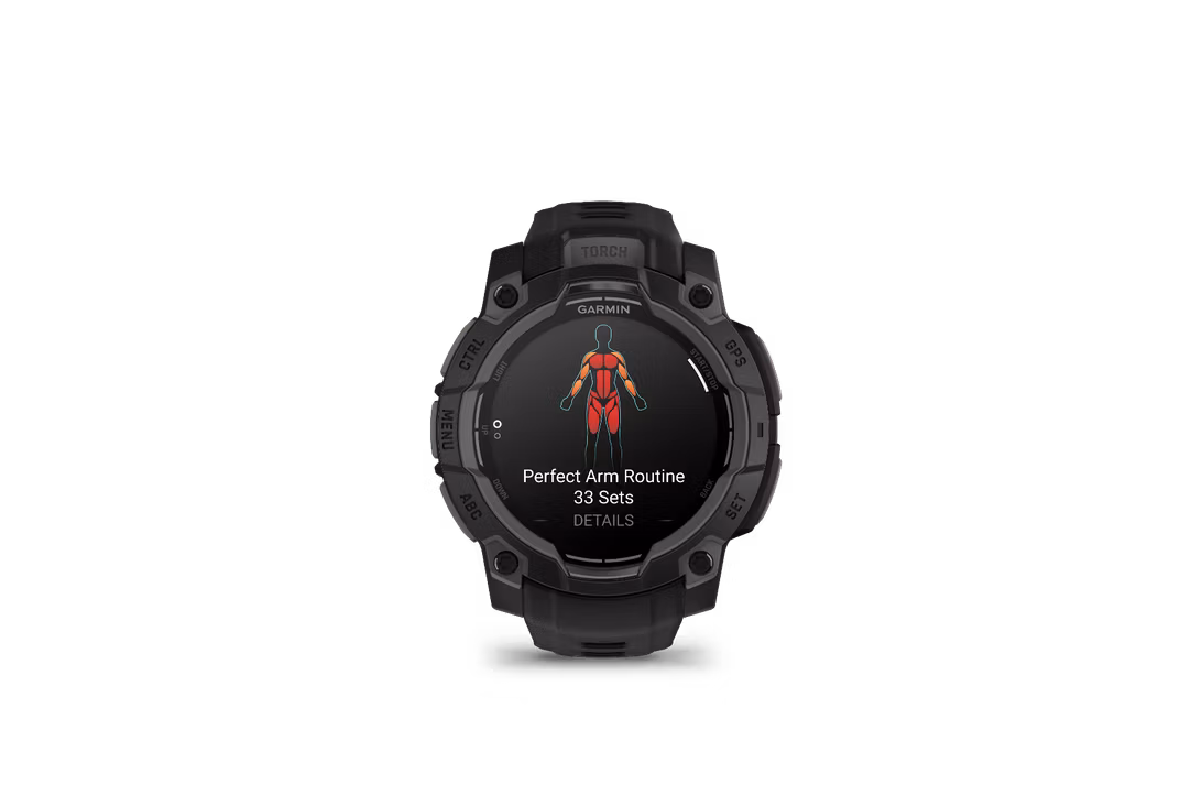 Ceas Garmin Instinct 3 Amoled 45mm Black | StoneFeet