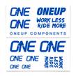 Set stickere ghidon OneUp Components Decal Kit BLUE
