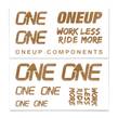 Set stickere ghidon OneUp Components Decal Kit MATTE BRONZE (SRAM)