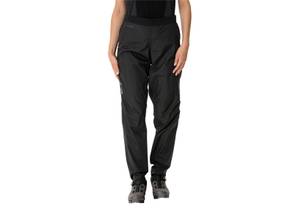 Pantaloni Dama de Ploaie pentru Bicicleta Vaude Kuro Black