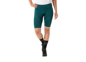 Colanti scurti dama ciclism bibtights Vaude Matera mallard green
