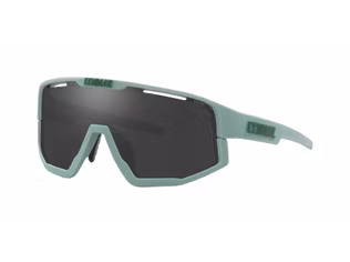 Ochelari de soare Bliz Fusion small Matte Green Smoke Mirror Silver