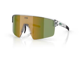 Ochelari de soare Bliz P004 Transparent White Lentila Green