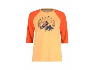 Tricou Ciclism Maloja Dama HimbeereM. Enduro Tee peach multi