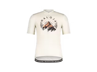 Tricou Bicicleta Jersey Maloja Fiemme glacier milk