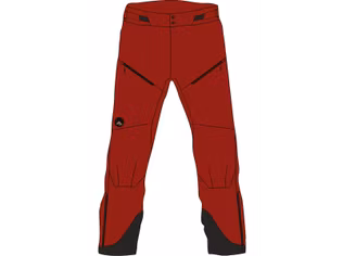 Pantaloni Iarna Maloja Aldeinm Rosu Deep Sunset 