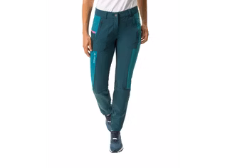 Pantaloni Drumetie Dama Vaude Elope Slim Fit Mallard Green