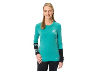 Bluza Dama Merino Vaude Monviso Bright Aqua