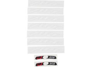 ZIPP DECAL SET 1 WHEEL 202 ZIPPLOGO MATTEWHT