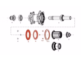 zipp clutch assy with seal rear cognition nsw