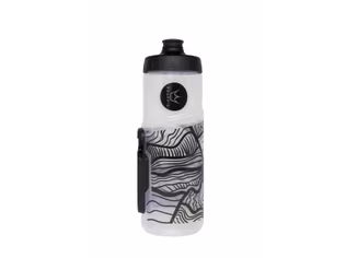 Bidon Peaty's cu prindere Fidlock 600ml Topo Clear