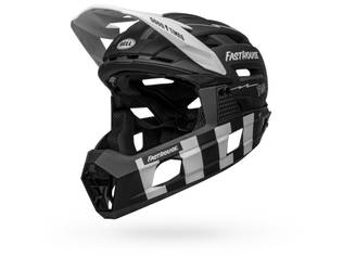 Casca Full Face Bell Super Air R Spherical Fasthouse White Black