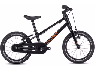 BICICLETA COPII CUBE NUMOVE 140 NEGRU/PORTOCALIU