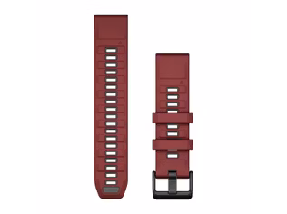 Curea Garmin Quickfit 22 Silicon Marsala Graphite