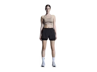 Pantaloni Scurti Alergare Dama 3 Performance 1/2 Shorts Black