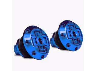 Dopuri de ghidon Muc-Off Disco Bar End Plugs Albastru