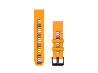 Curea Garmin Quickfit 22 Silicon Spark Orange Graphite