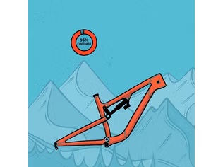 Folie Protectie Bicicleta RideWrap Tailored Protection Frame Kit Santa Cruz V10