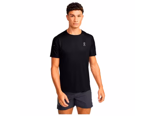 Tricou Alergare On Performance-T Black Eclipse