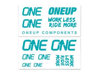 Set stickere ghidon OneUp Components Decal Kit TURQUOISE