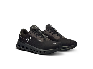 Pantofi alergare dama ON Cloudrunner 2 Waterproof Magnet Black