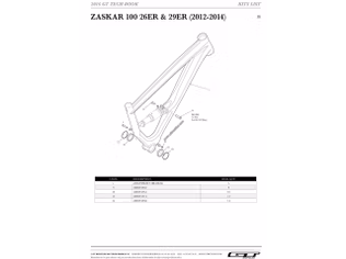Surub pivotare GT Zaskar M4 Male V2 1x
